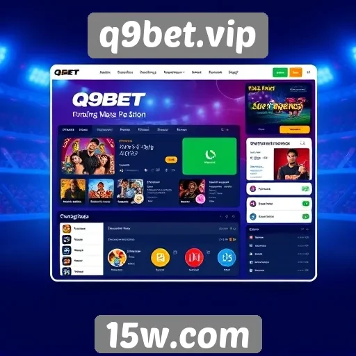 Interface do usuário no portal q9bet.vip